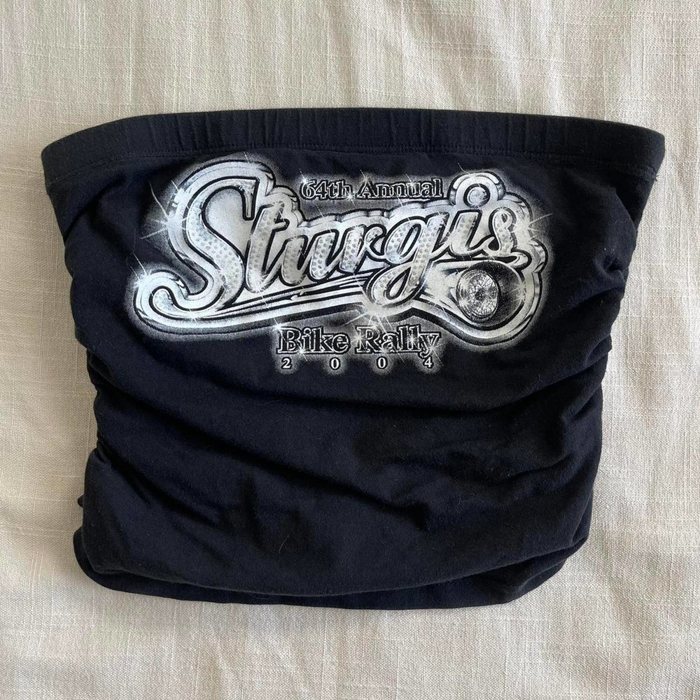 2004 biker graphic tube top - Picture 2 of 4